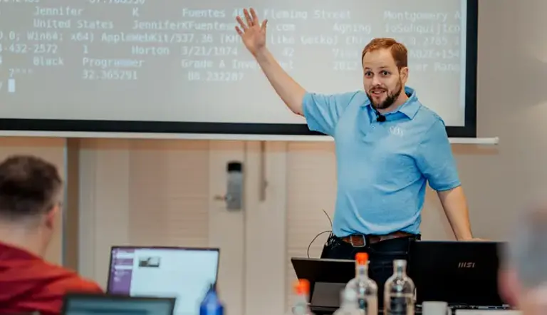 SANS Instructor Teaching in classroom