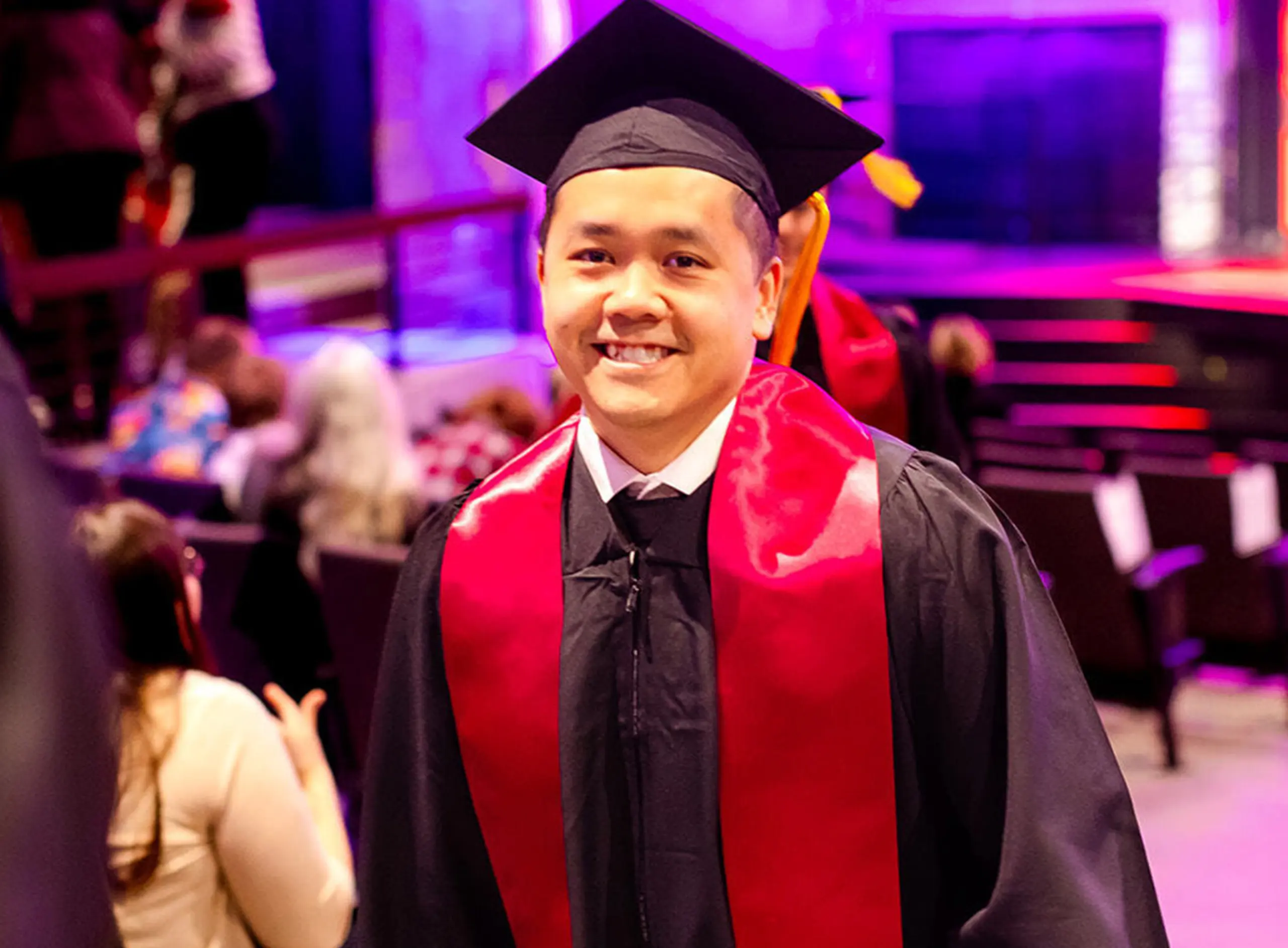 Smiling Graduating Student