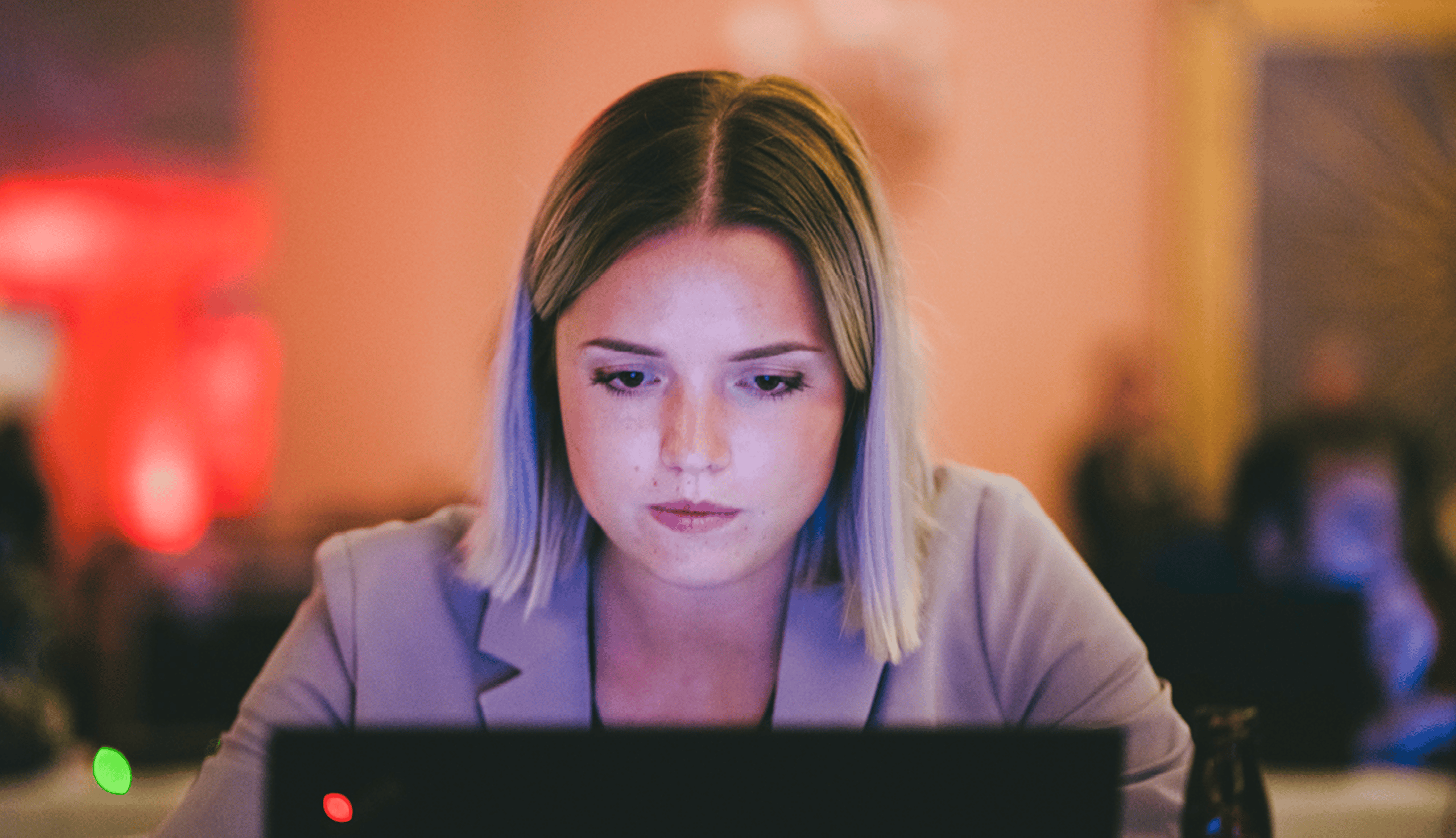 Student Looking at Screen