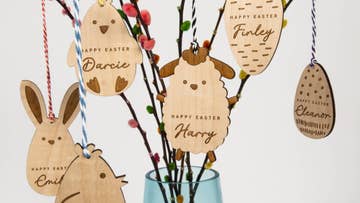 Personalised Easter decorations