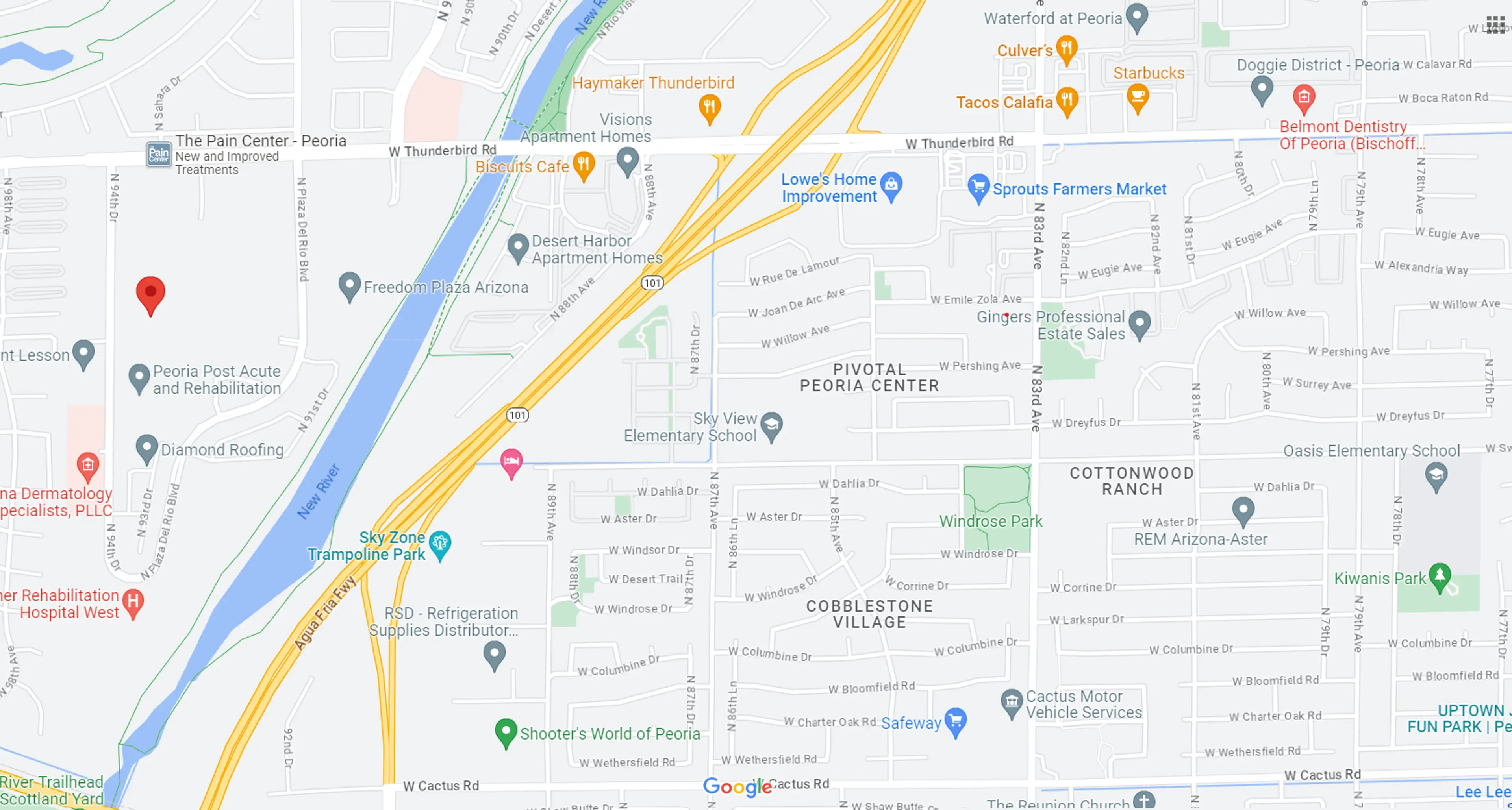 Auberge at Peoria Map