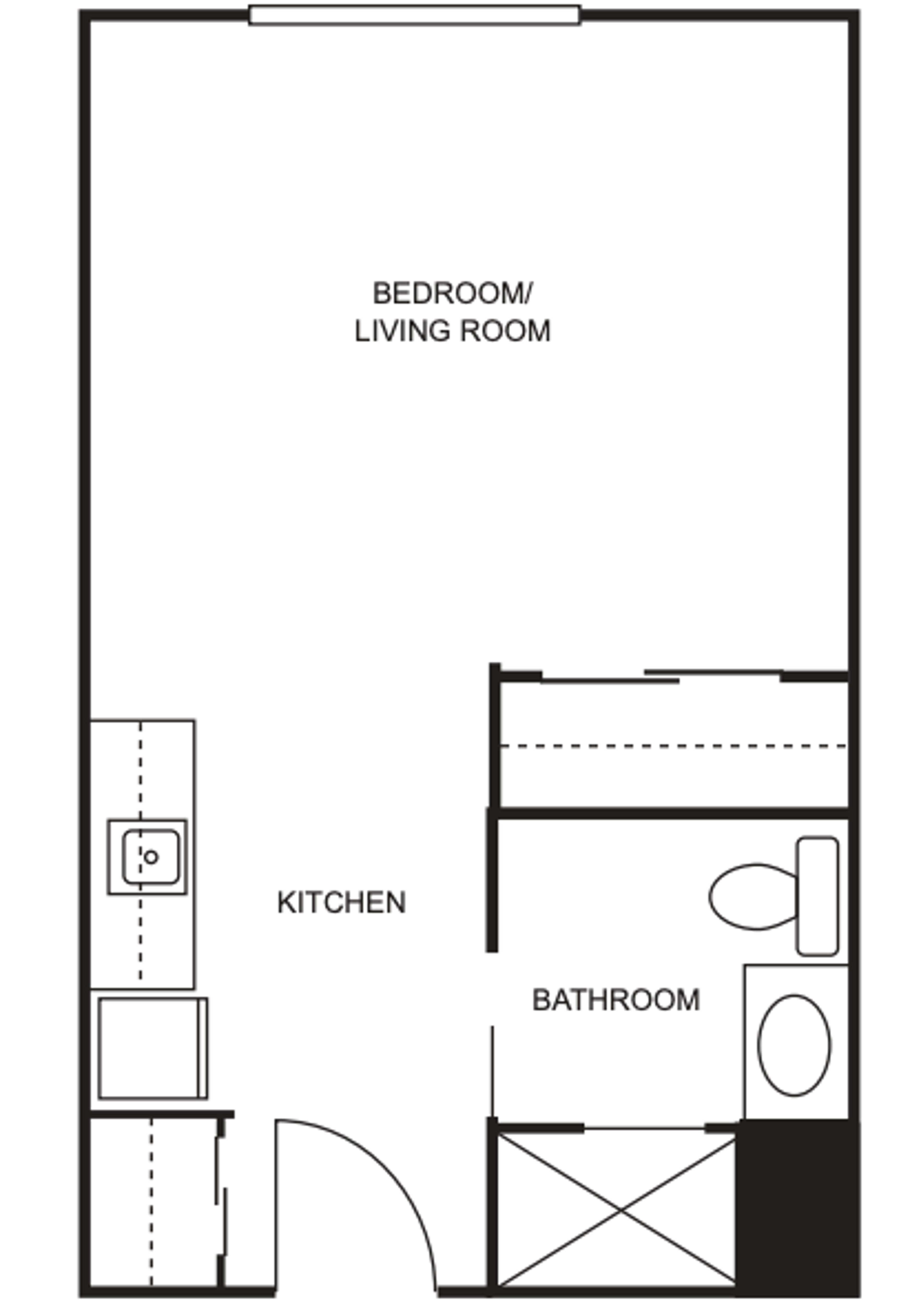 Floorplan Auberge Missoula Valley Studio