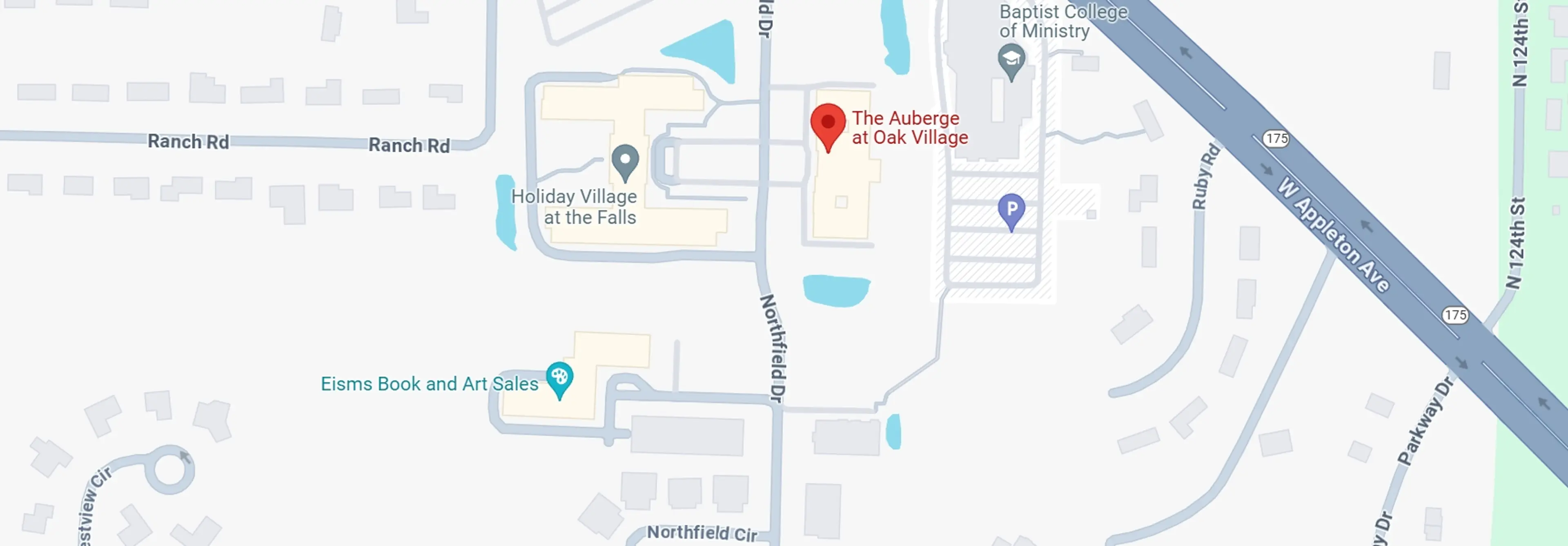 Auberge at Oak Village Map