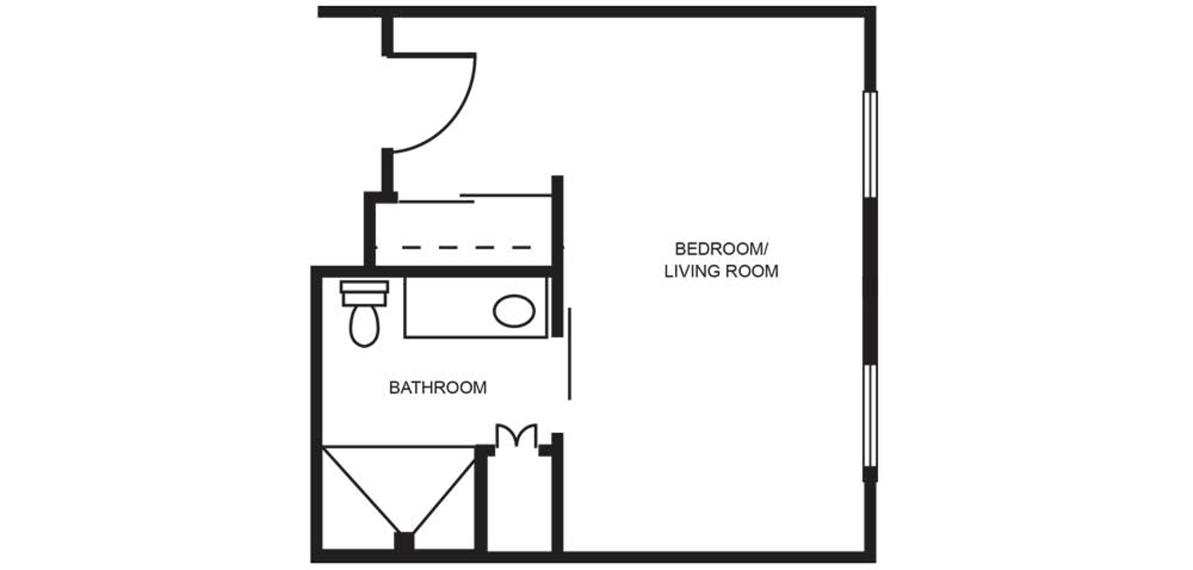 Floorplan - Dogwood Trails - Private suite Memory Care