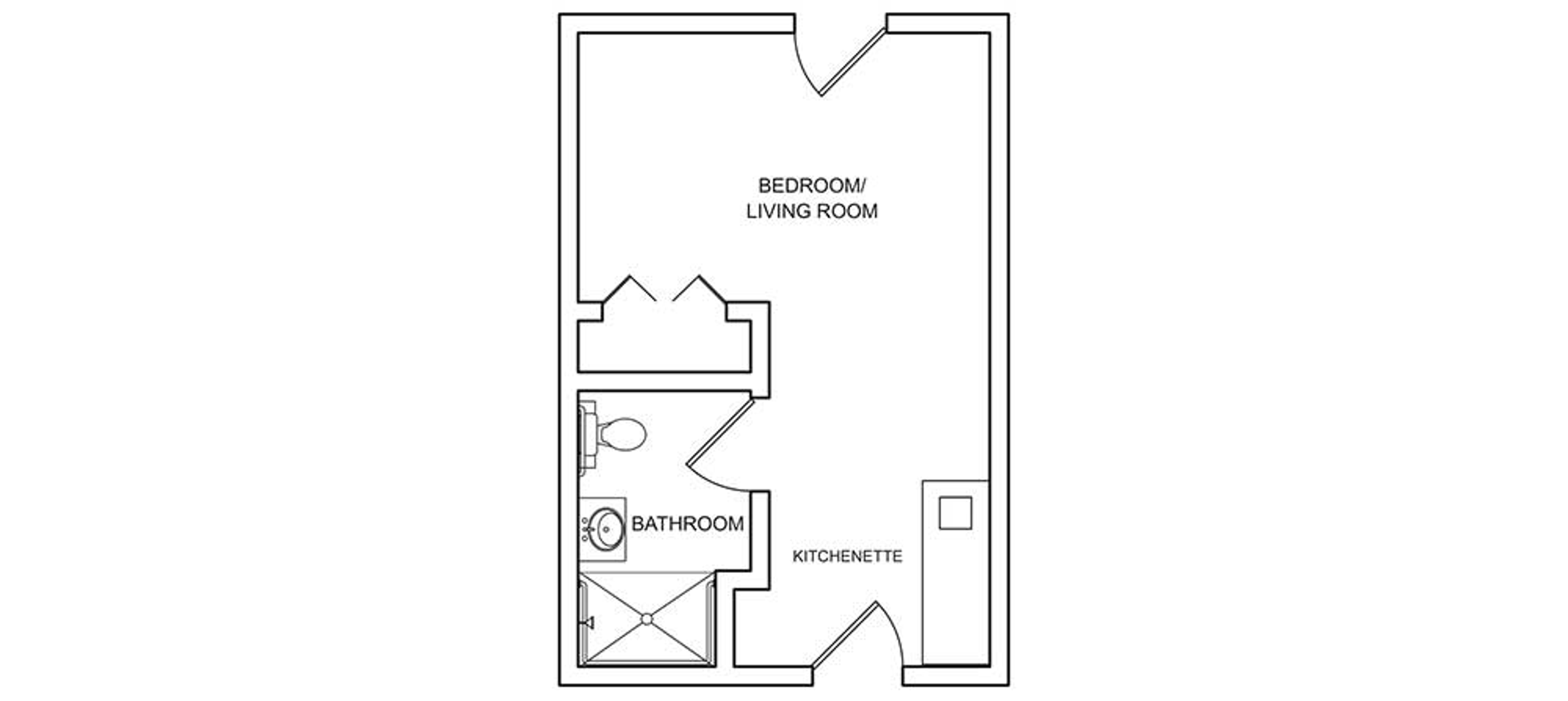 Floorplan - Where the Heart Is - Studio