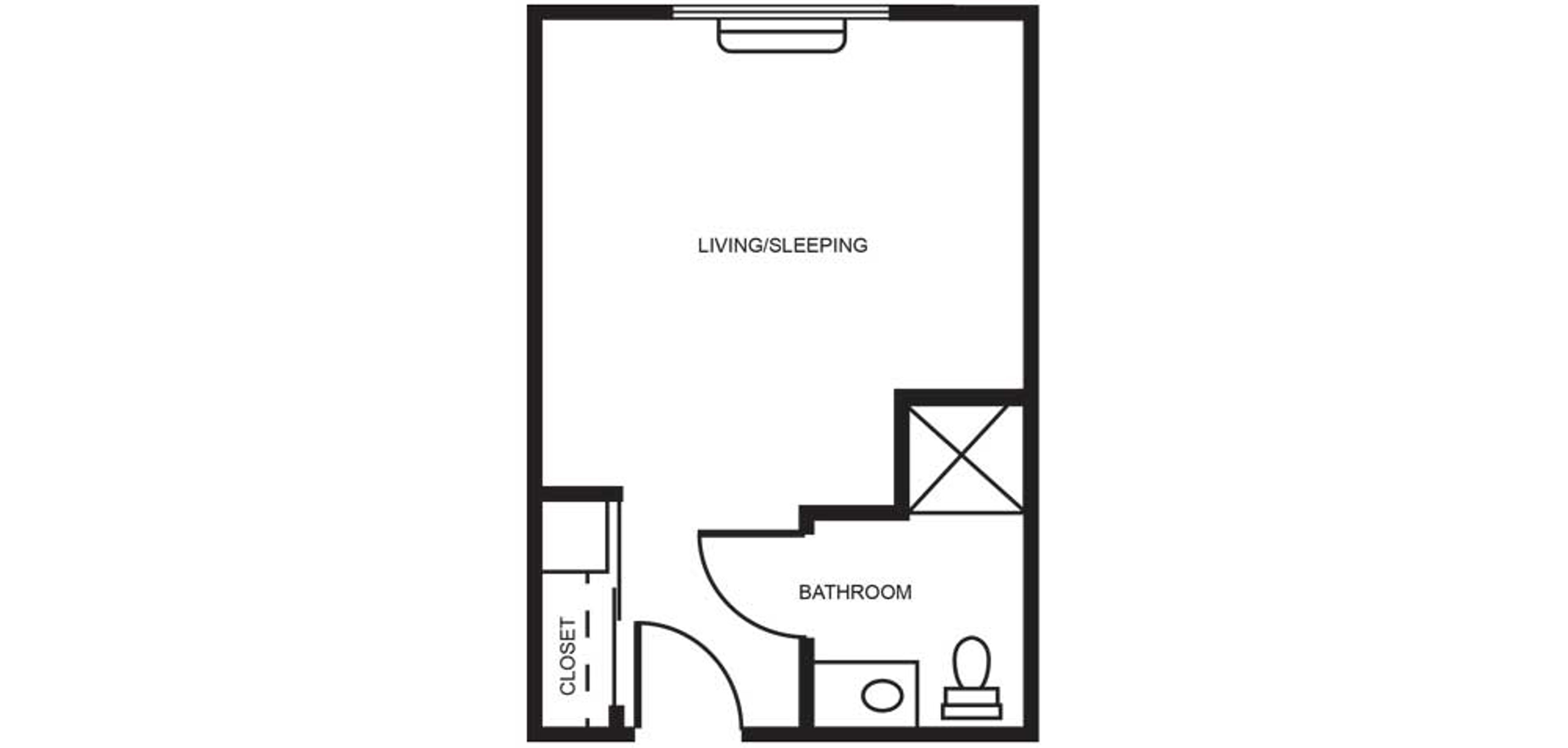 Floorplan - Glen Oaks - Private suite Memory Care 