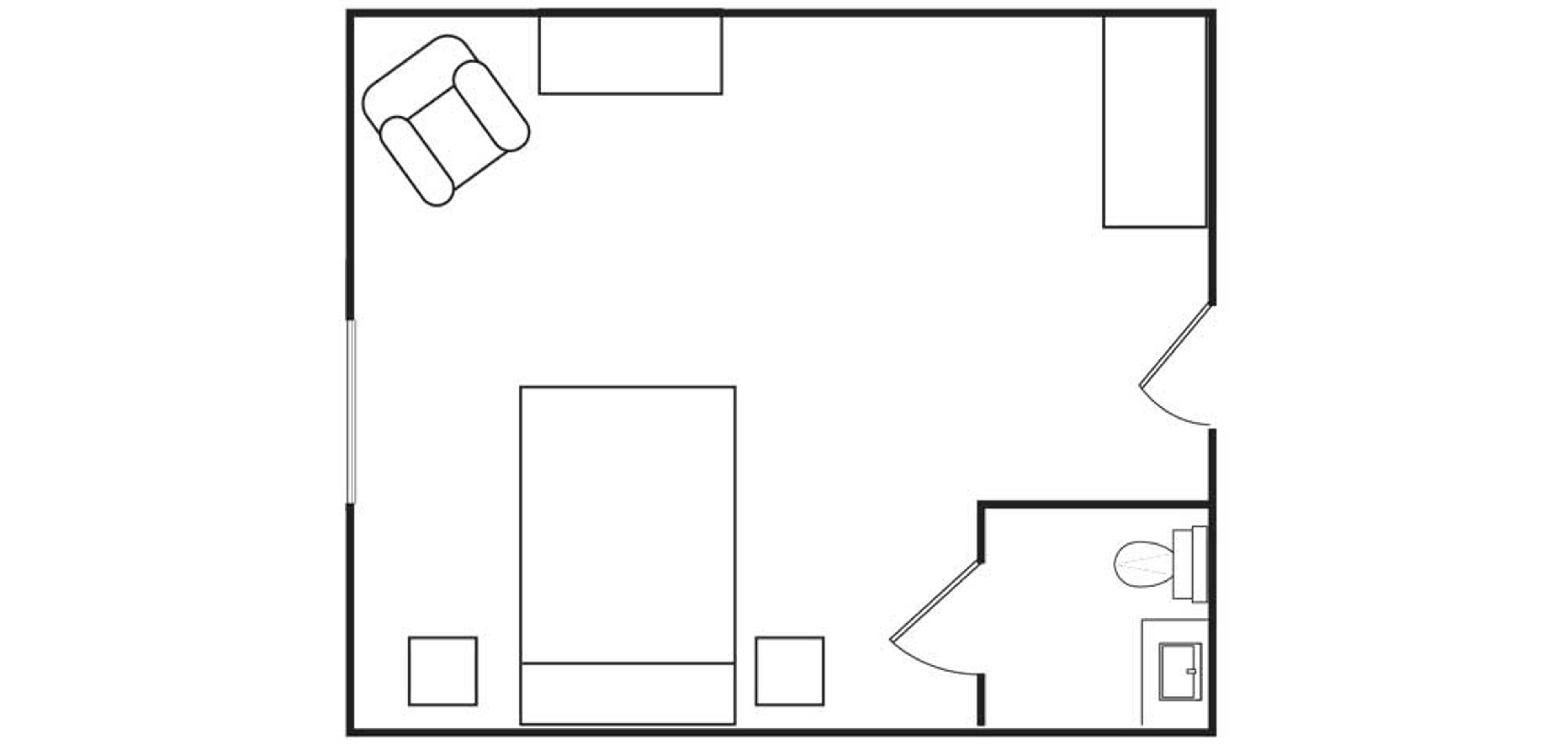 Floorplan - Crescent Landing Garden Grove - Private suite Companion suite