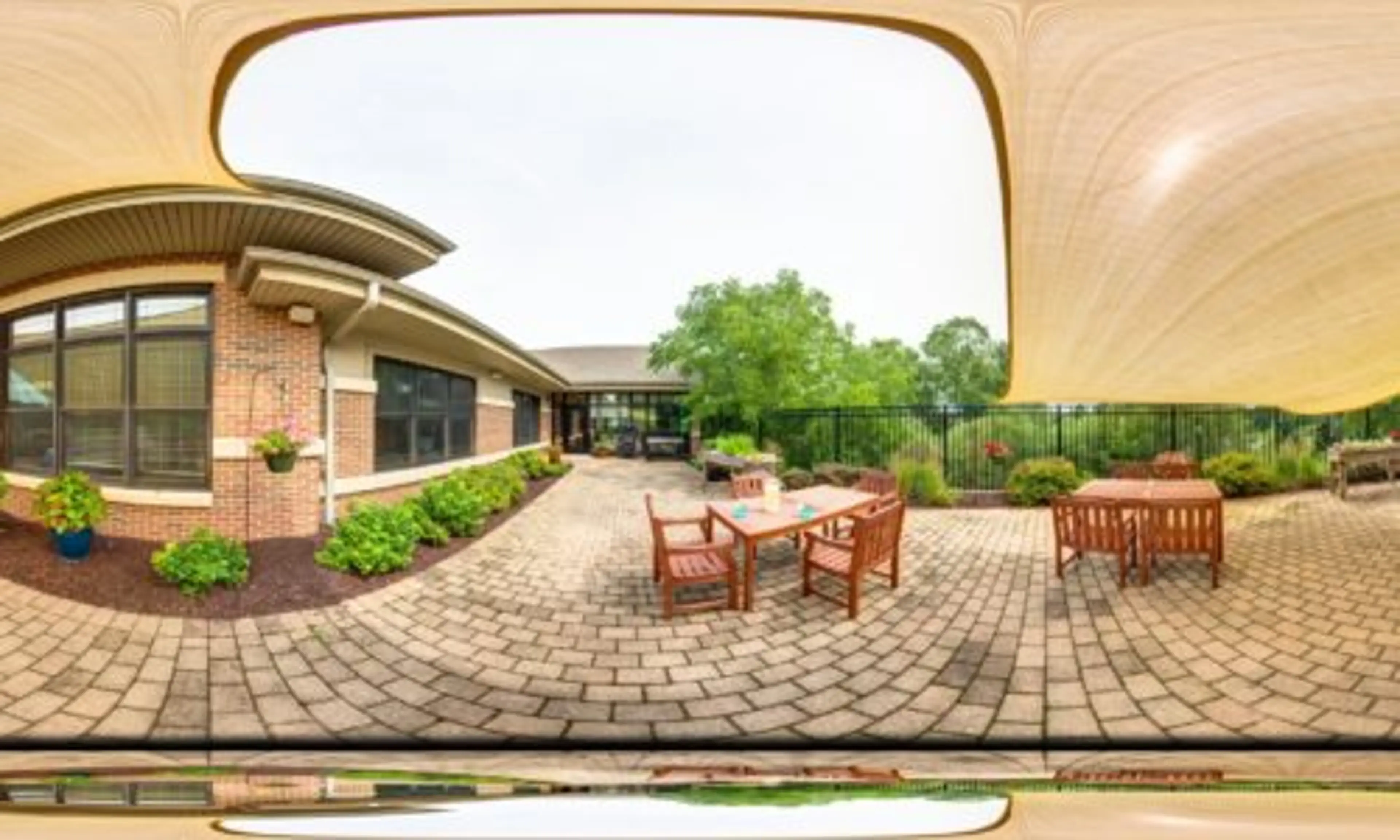 The Auberge at Oak Village Outdoor Common Area