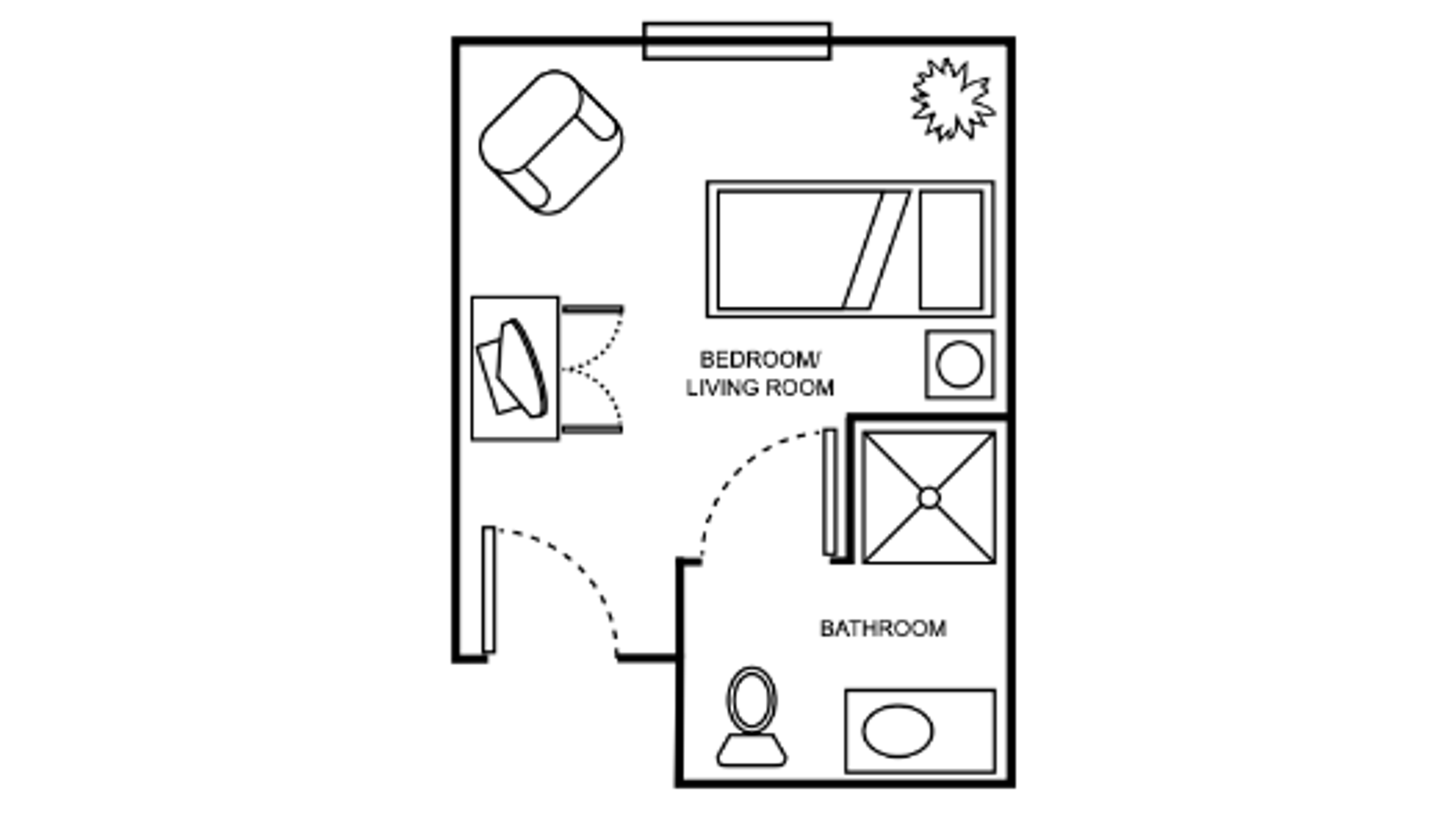 Floorplan - The Bellingham at Orchard - Private Suite Memory Care 