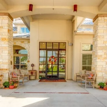 The Auberge at Cedar Park Front Entrance