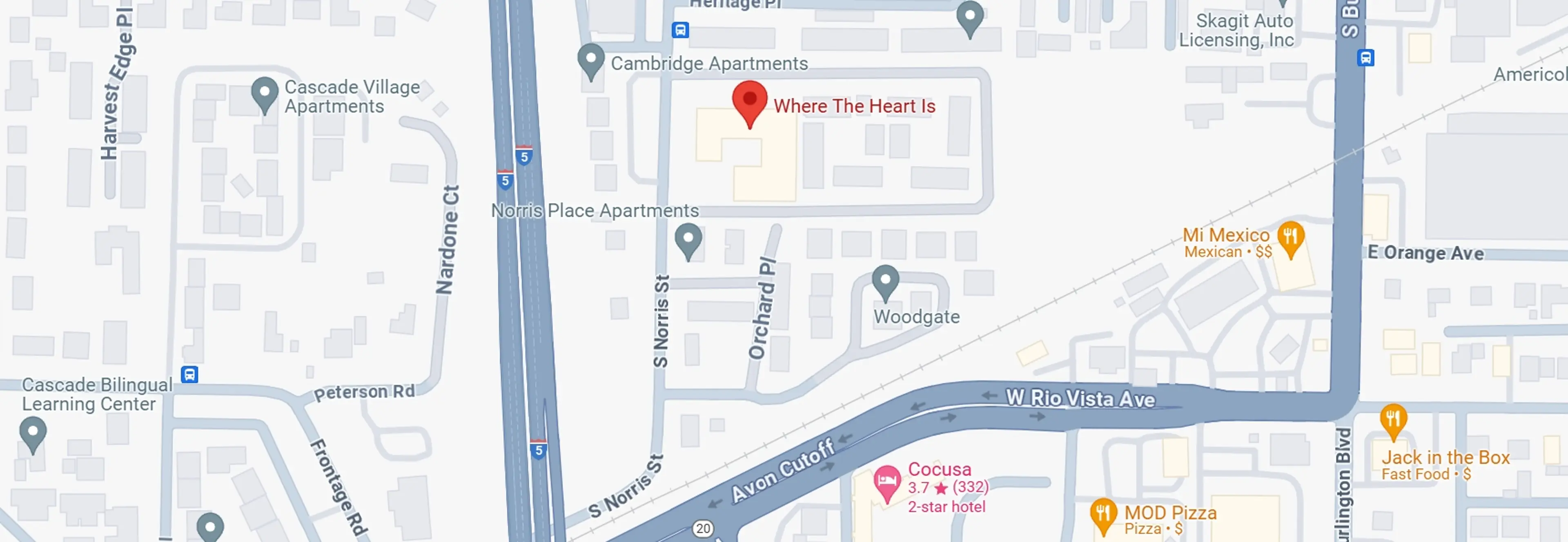 Where the Heart Is Map