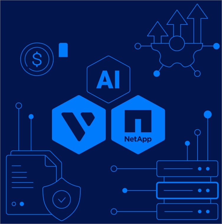 Vultr and NetApp logos