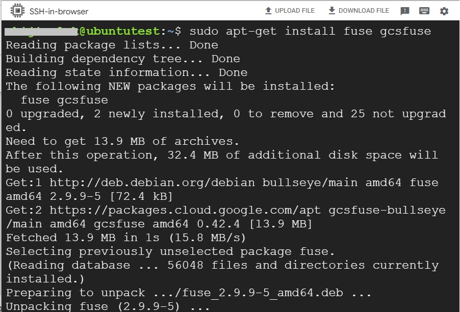 Install Cloud Storage FUSE
