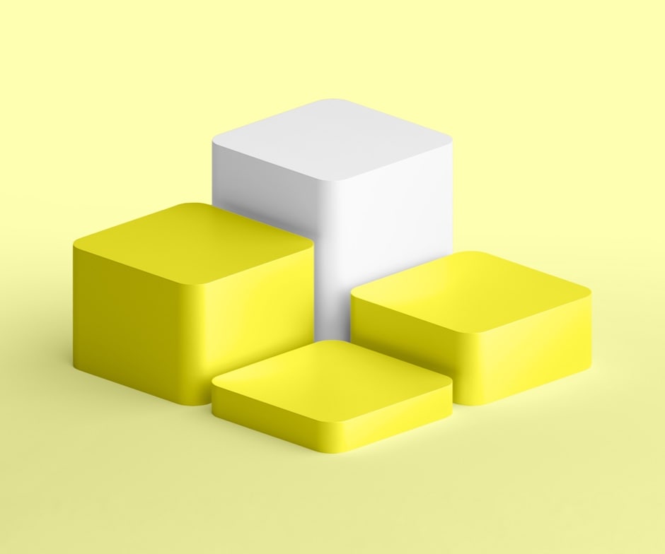 yellow and white blocks