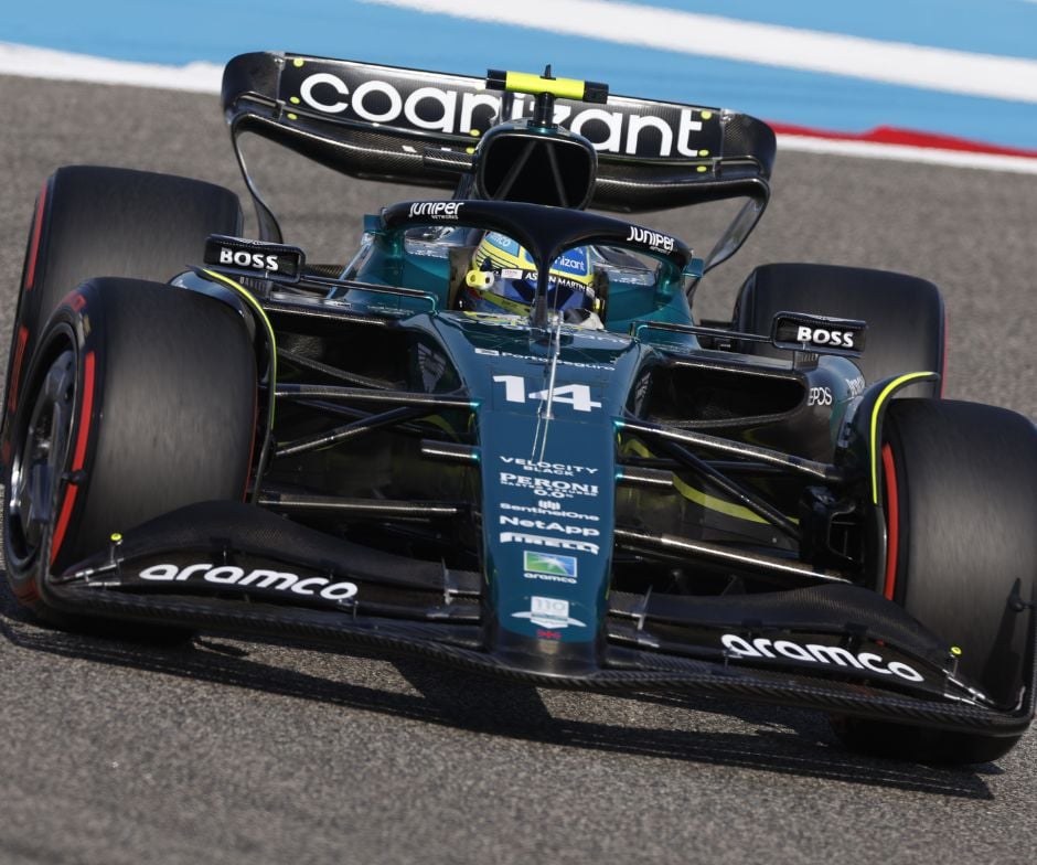dynamic front view of race car