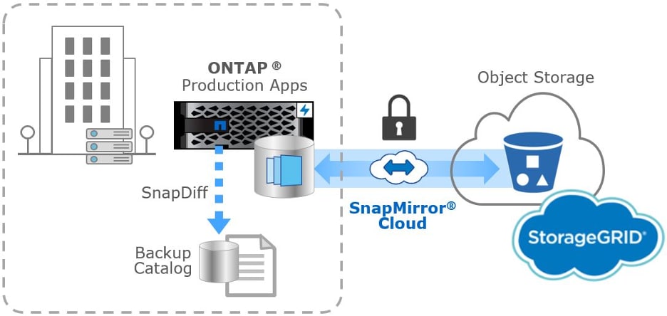 SnapDiff v3 backup architecture