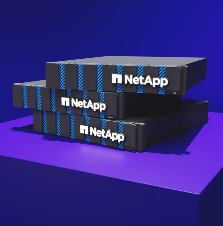 NetApp 裝置堆疊在一起