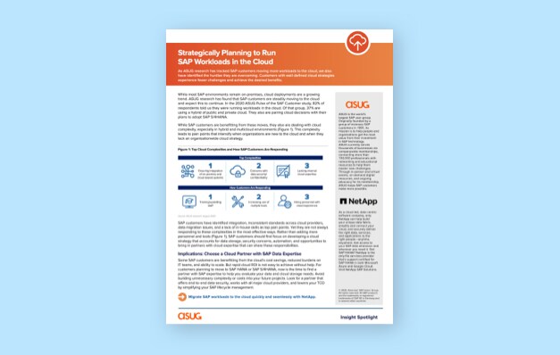 Workloads SAP dans le cloud