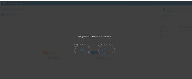 Drag Drop Replication Screen
