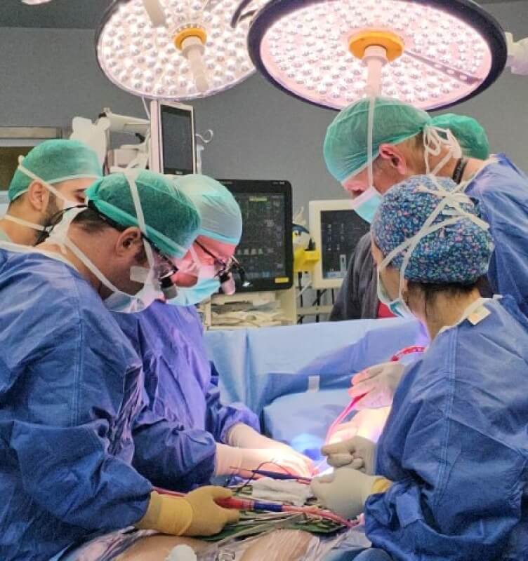 doctors performing operation