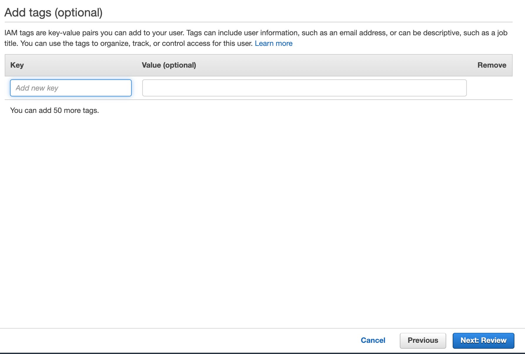 add tags