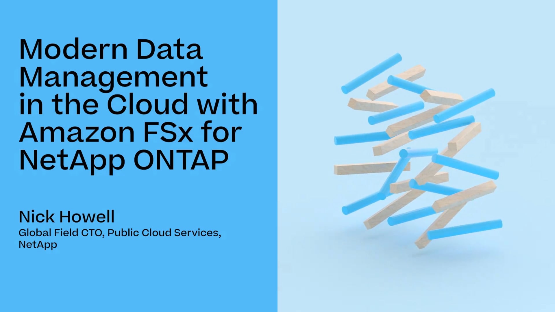 Migrate data to Amazon FSx easily with NetApp ONTAP | NetApp Video