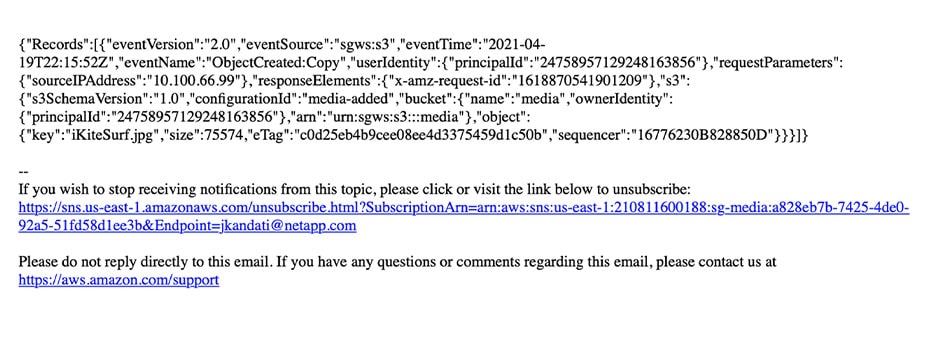 notification statement