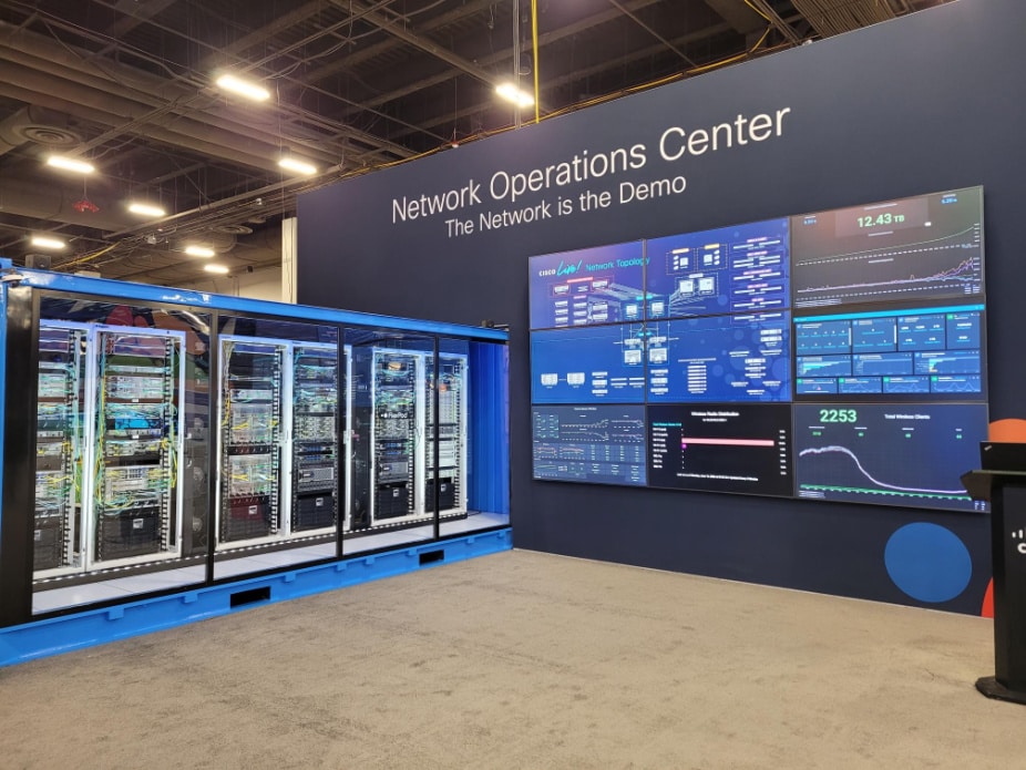 Cisco Live demo network station