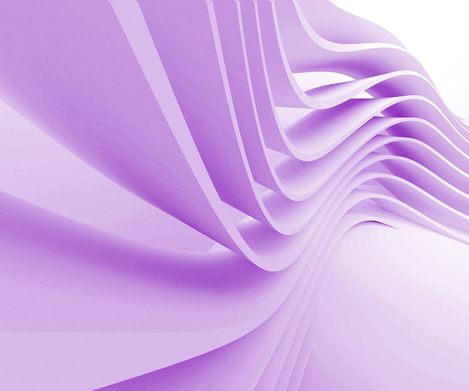 Bandes ondulées mauves