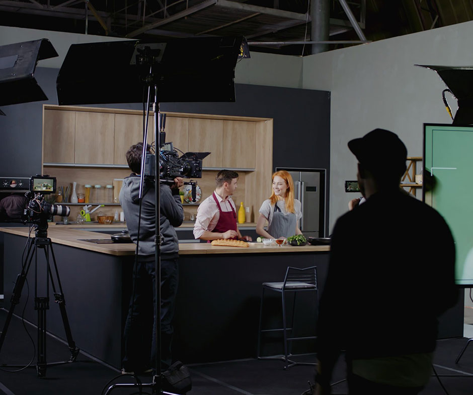 set of cooking show