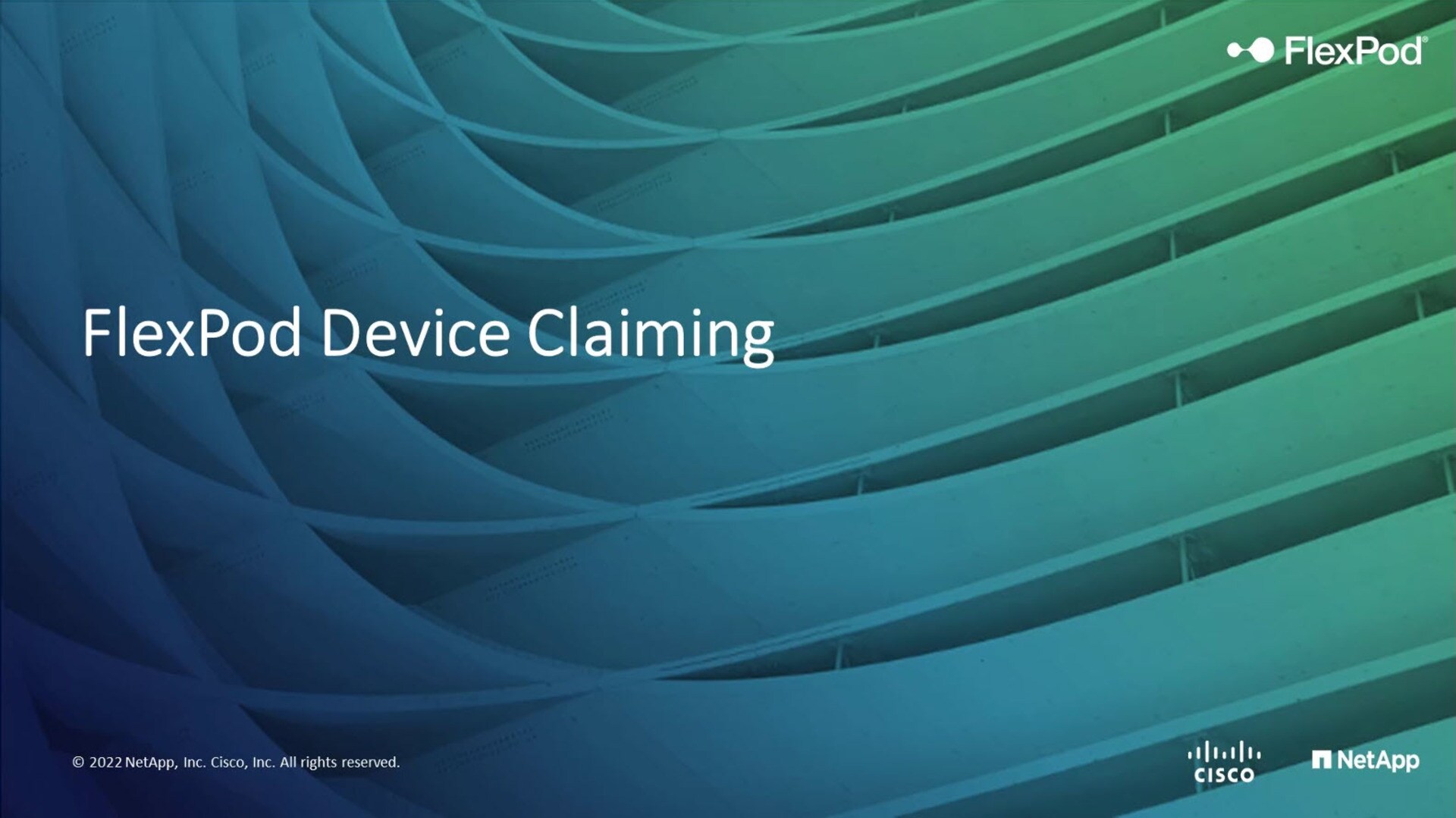 Intersight device claiming and solution creation | NetApp Video