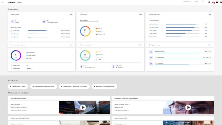 netapp console snapshot
