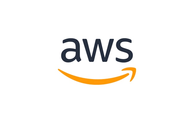 aws underlined with a smiling golden arrow