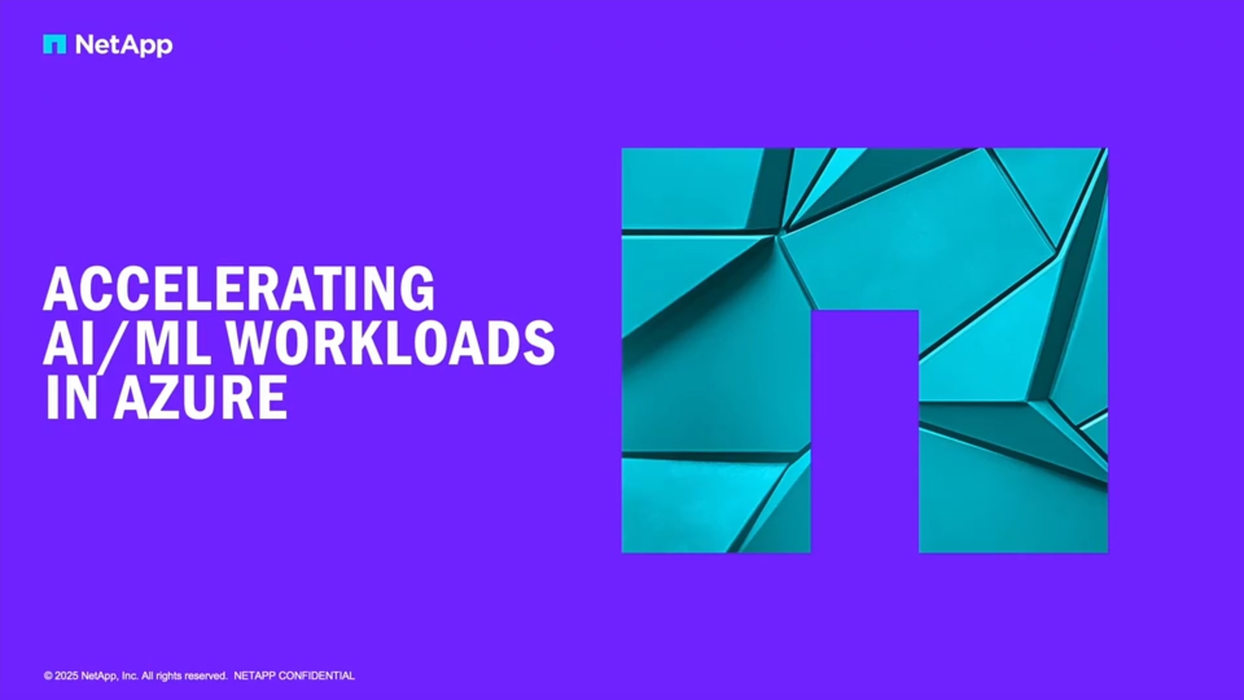 Accelerating AI/ML workloads in Azure | NetApp Video