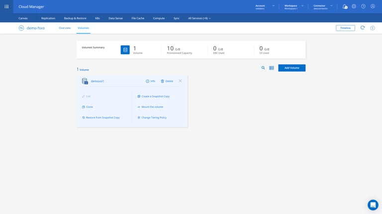 staging.cloudmanager.netapp.com working-environments view=clouds (AOC) 23