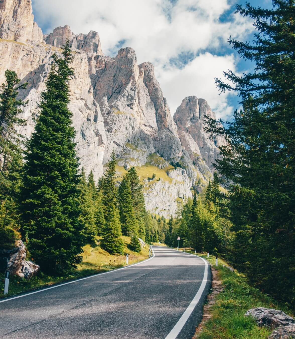 mountain views road