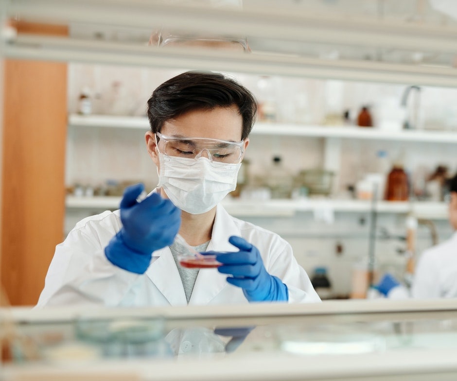scientist working