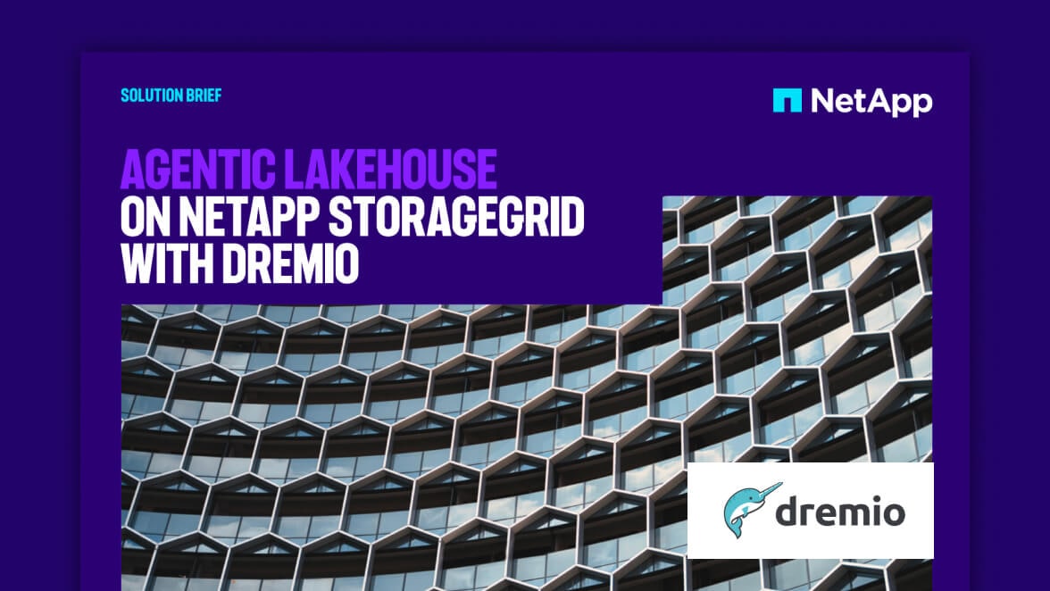Dremio：NetApp StorageGRID と Dremio を使用したエージェンティック・レイクハウス