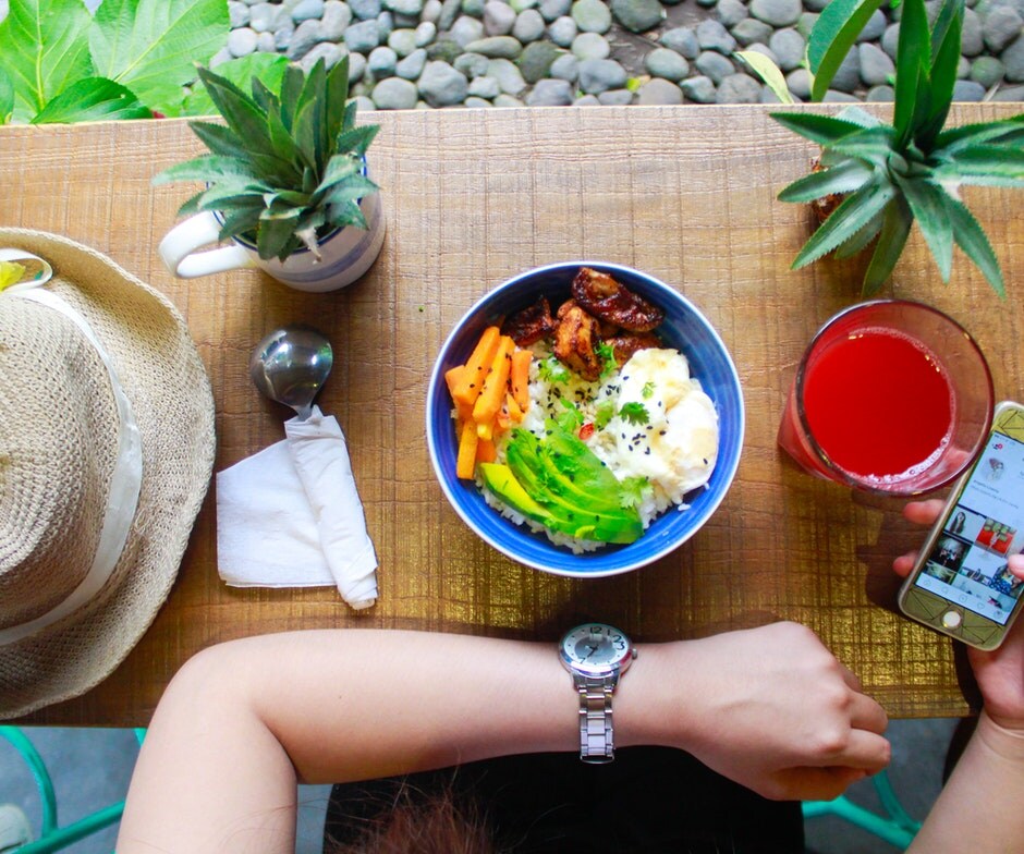 healthy bowl of food