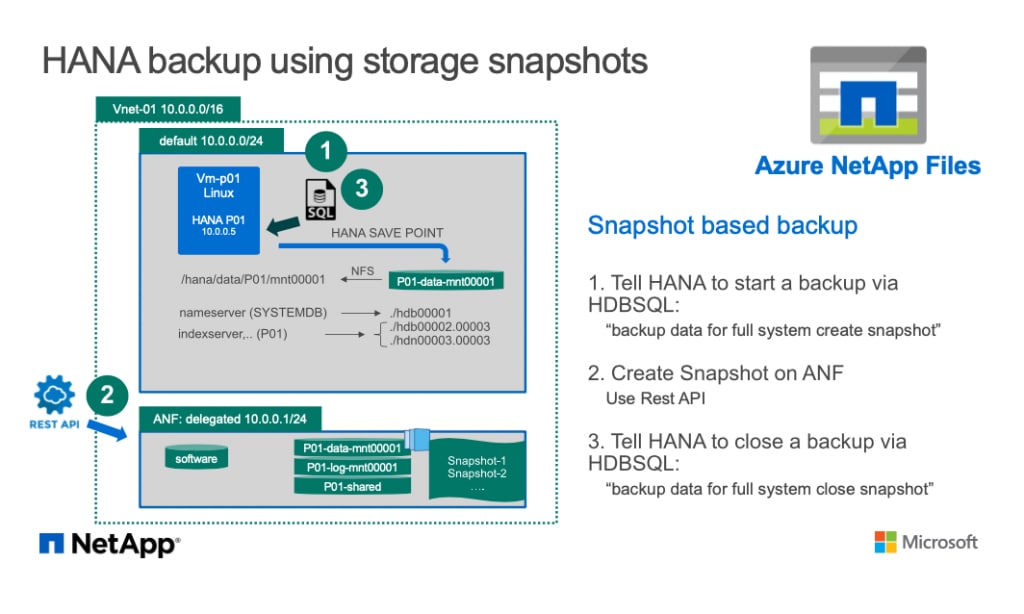 Azure NetApp Files - SAP HANA Backup in Seconds - Inline Image 3