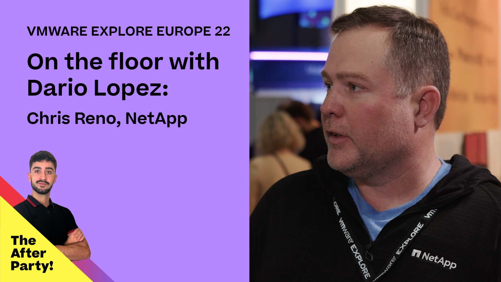 On the floor with Dario Lopez featuring Chris Reno from NetApp | NetApp ...