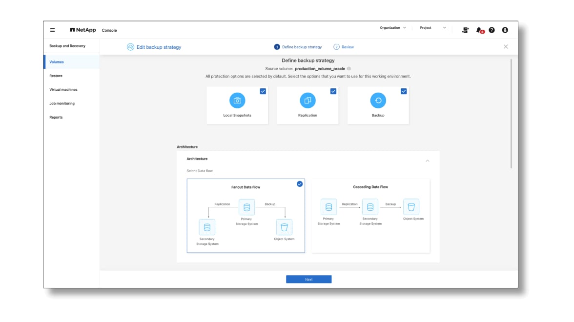 Activate BackUp Dashboard