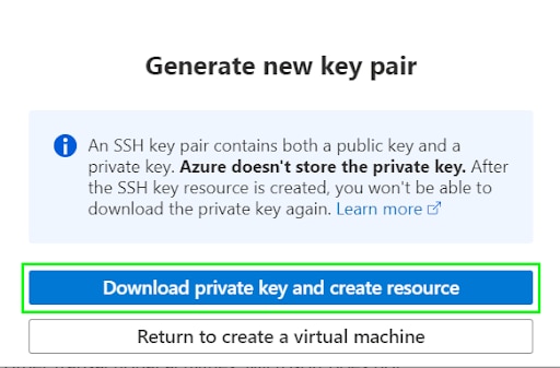 generate new key pair