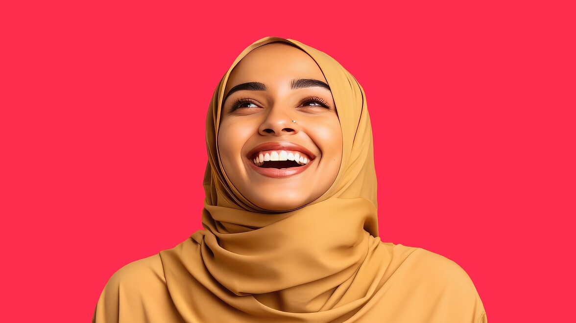 person smiling to camera