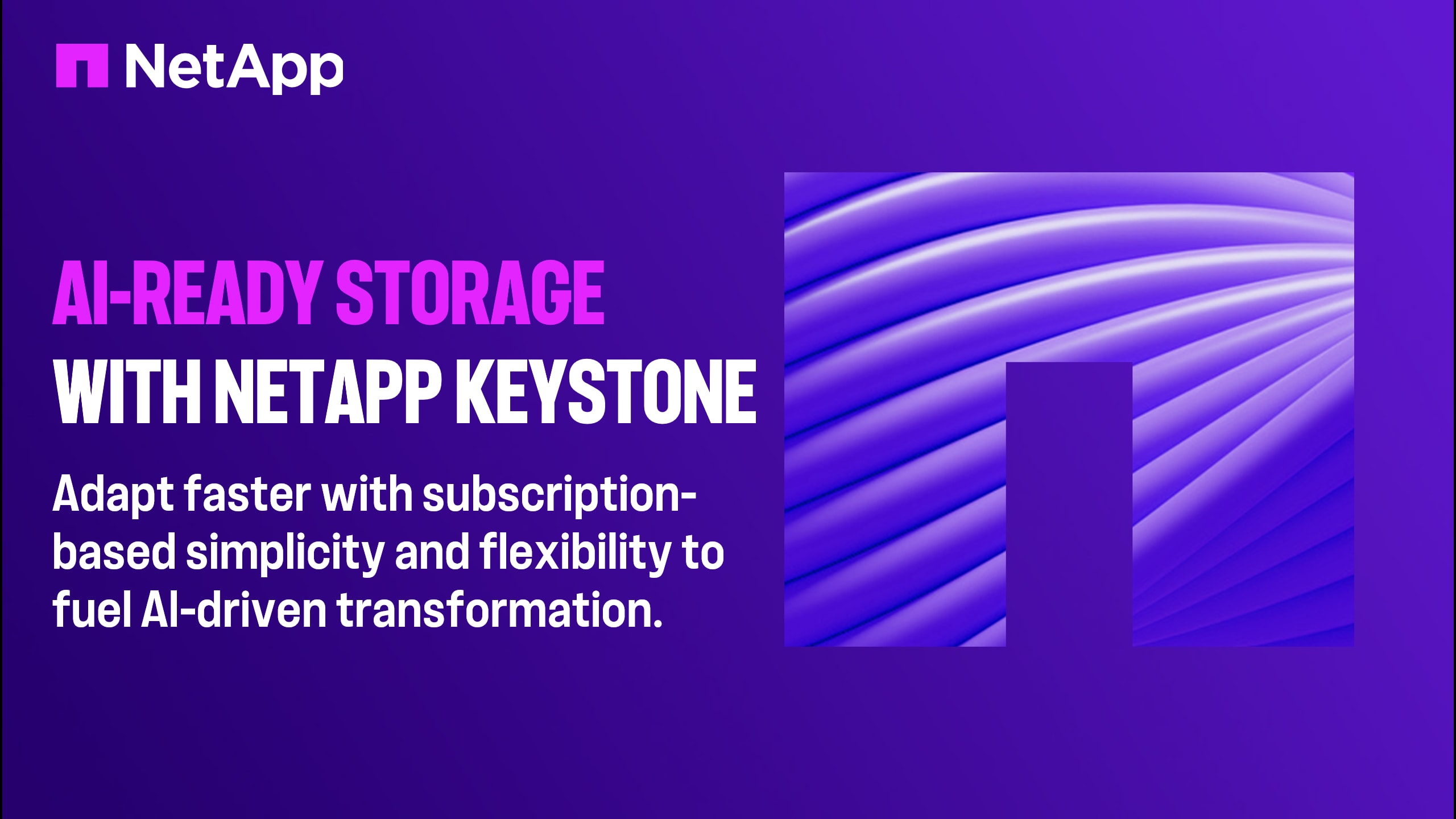 Netapp Object Storage AI-ready storage with NetApp Keystone STaaS | NetApp Video