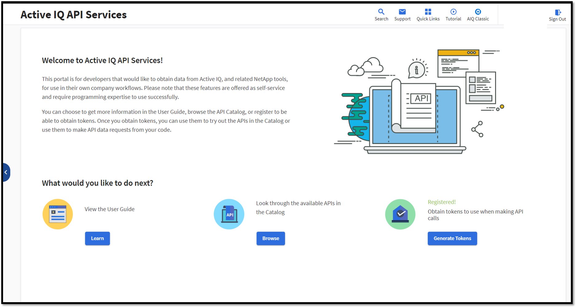 Active IQ API Services