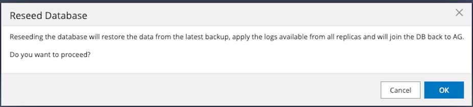Reseed Database