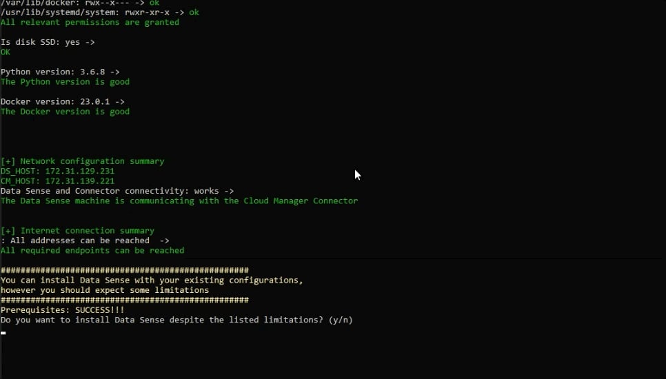 cds 3 Confirm Installation