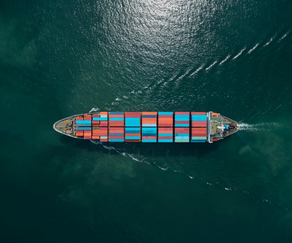 A boat in water
