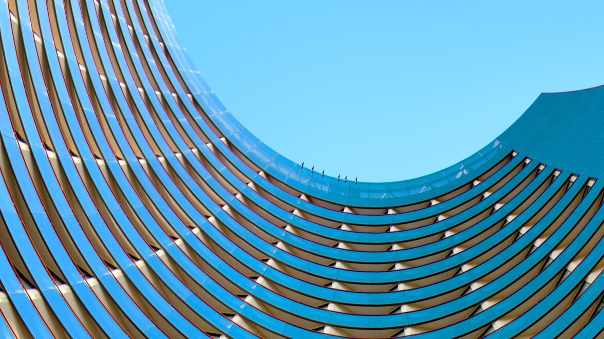looking up at outside of a building